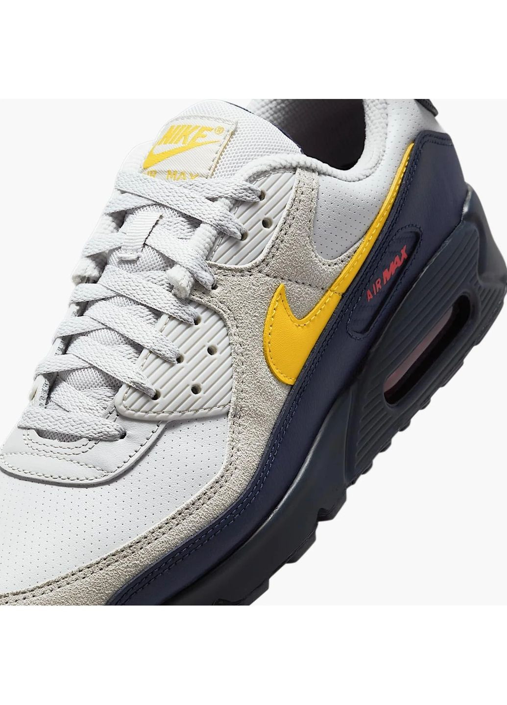 Черные кроссовки мужские air max 90 grey/black Nike