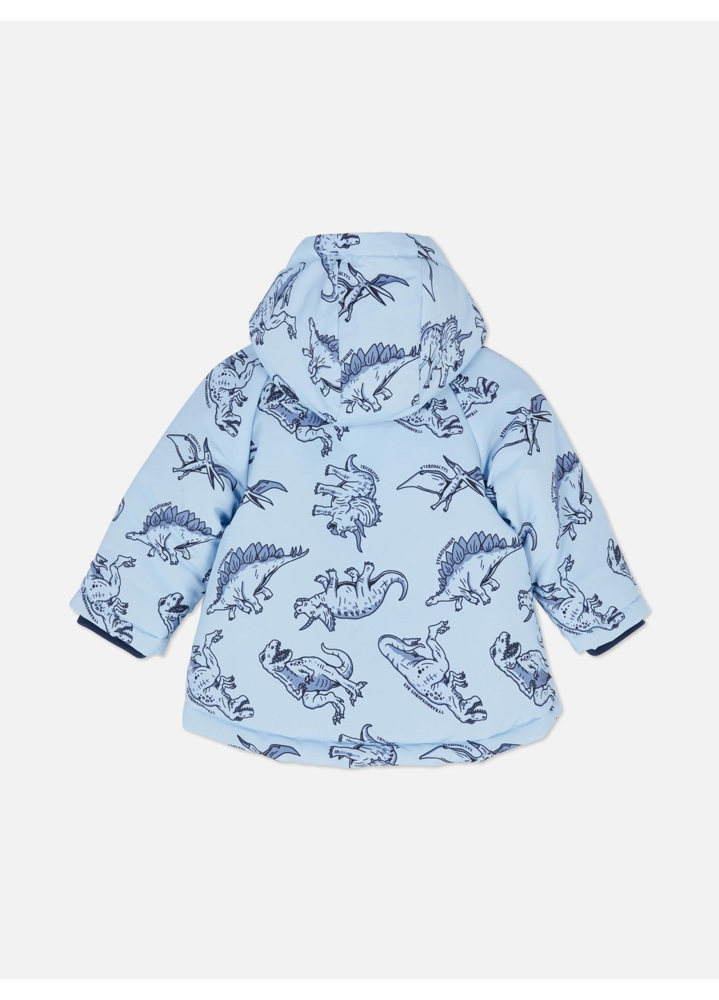 Голубая куртка демисезон,голубой в узоры, Primark