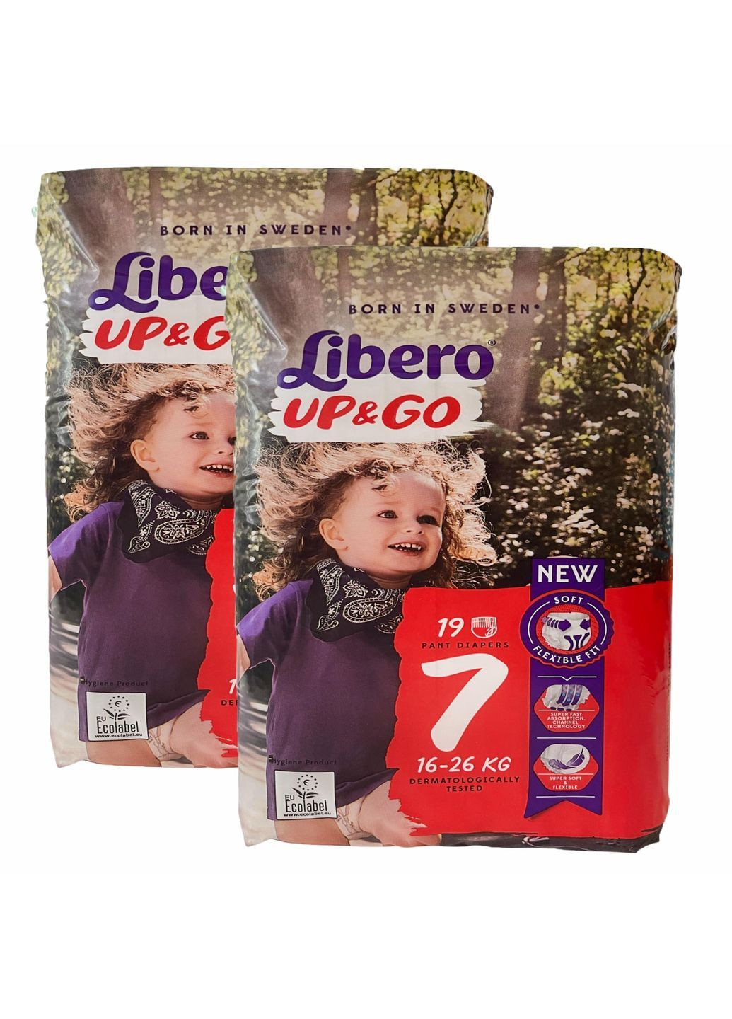 Подгузники-трусики Up&Go 7 16-26 кг 38 шт (110170292) Libero (369668417)