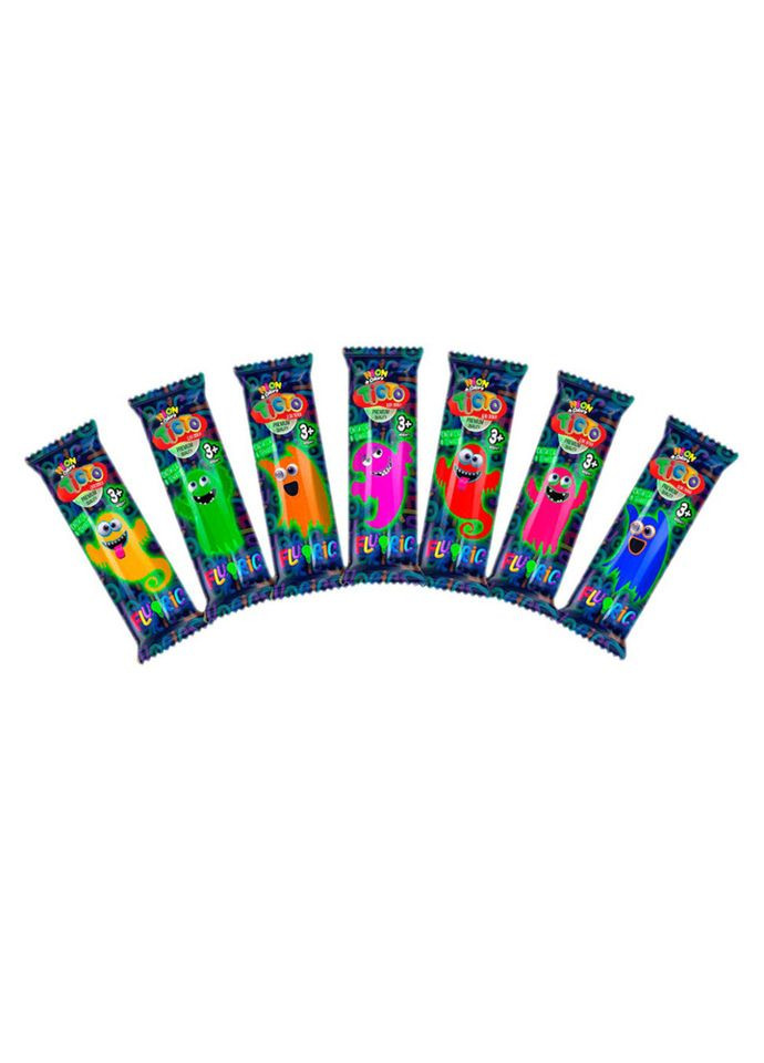 Креативна творчість "Тісто для ліплення "FLUORIC" TMD-FL-01-01U у брикетах Danko Toys (322668308)