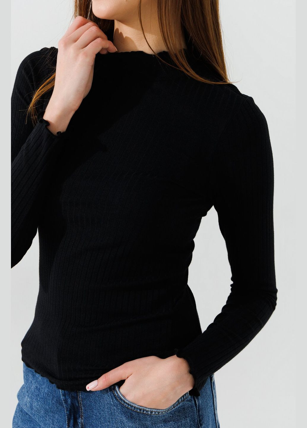 Лонгслів однотонний жіночий 070125 shop (2000990946195) No Brand (362746255)