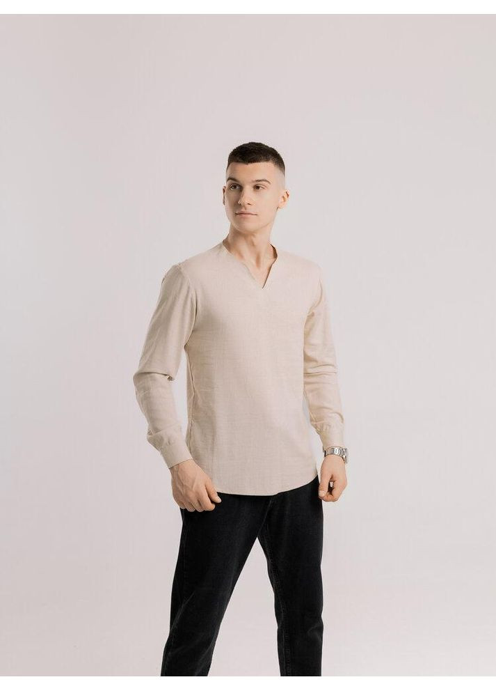 Стильна смарт-кежуал сорочка з лляної тканини Vakko (354647020)