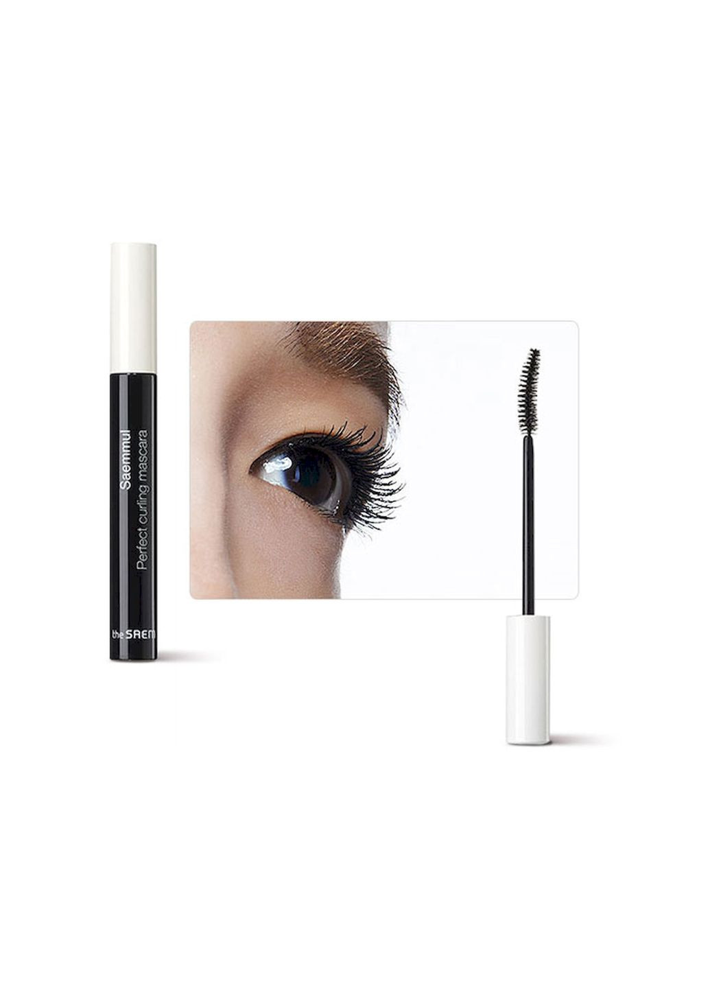Підкручуюча туш Saemmul Perfect Curling Mascara для вій, зі стійким і рівномірним покриттям The Saem (297964486)
