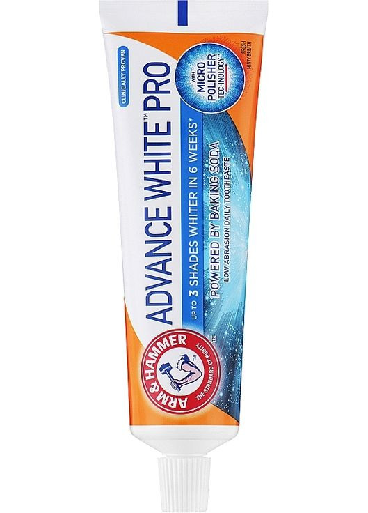 Відбілювальна зубна паста з харчовою содою Advanced White Pro Toothpaste 75ml (1241412-31735673) Arm & Hammer (368655209)