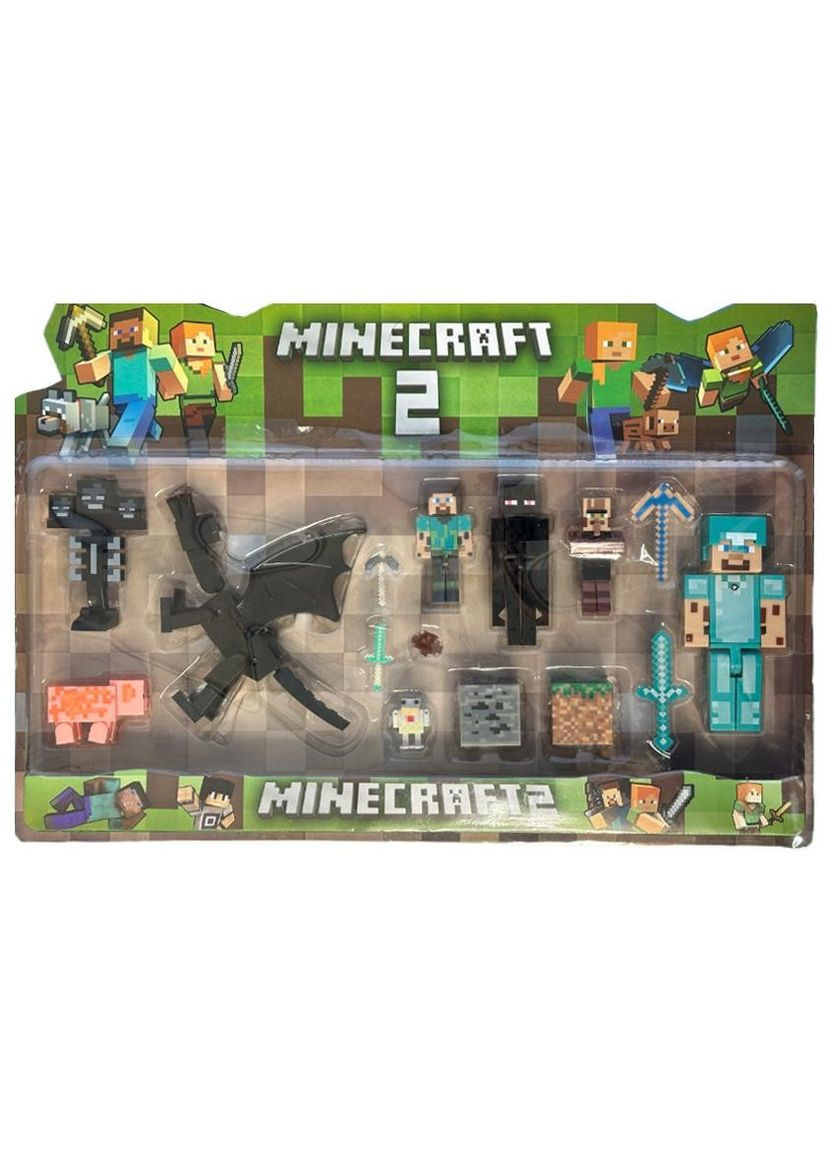Набір фігурок "Minecraft. Дракон" (частина 2) No Brand (282719828)
