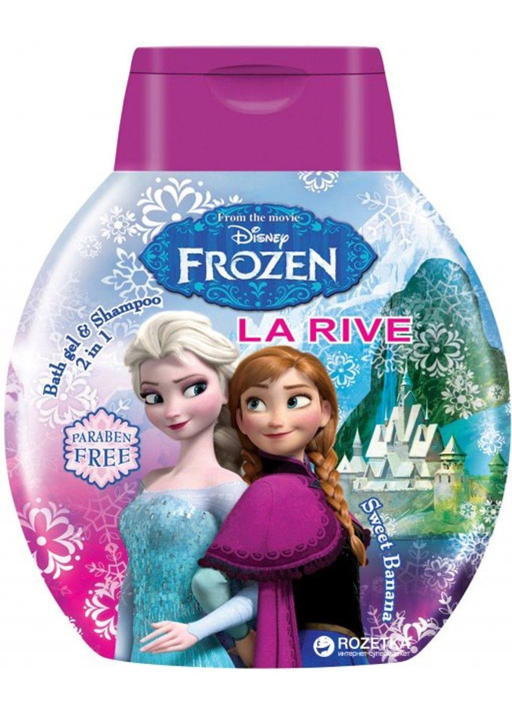 Шампунь-гель для купания Disney Frozen 250 мл La Rive (280899174)