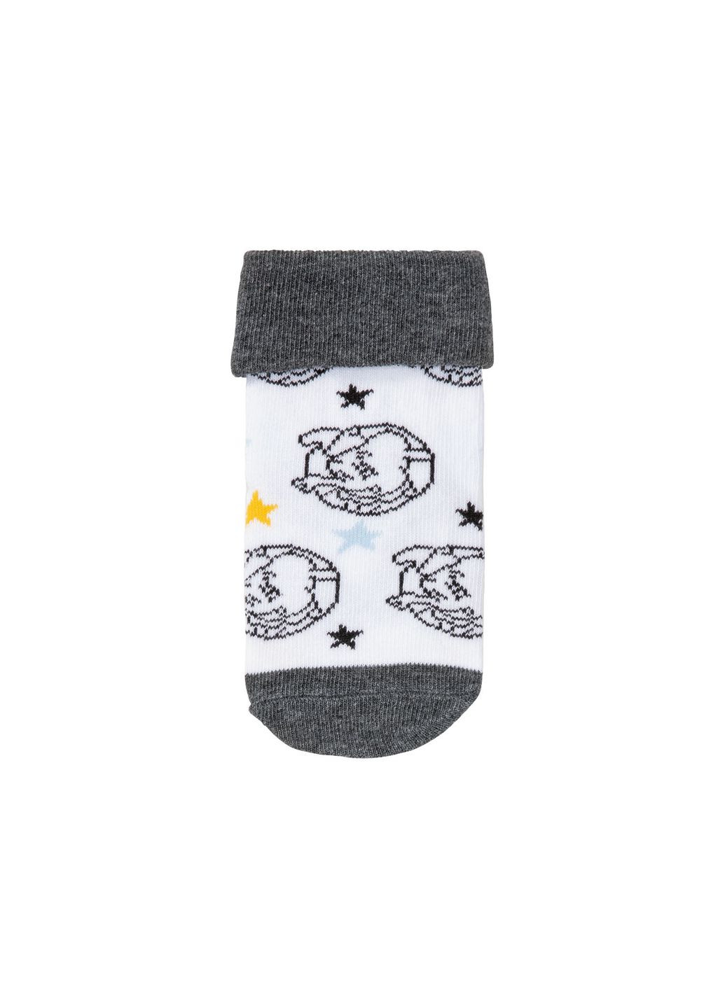 Шкарпетки бавовняні для хлопчика Fireman Sam 370498-1 біло-сірий Disney (262596260)