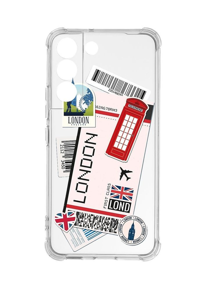 Чехол с утолщёнными углами на Samsung Galaxy S22:: Путешествия. Лондон (принт 326) Creative (360710104)
