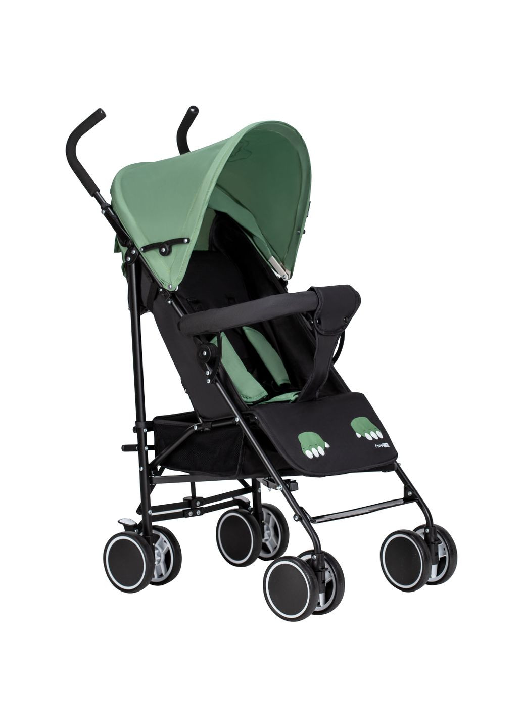 Прогулянкова коляска-тростина Simple Black-Green, чорний із зеленим () FreeOn 48563 (328401672)