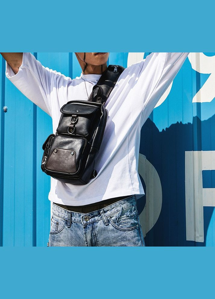 Мужская сумка барсетка на плечо черный No Brand (314942606)