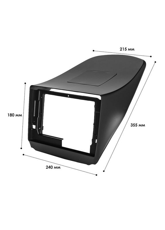 Перехідна рамка 10,1" Hyundai ix35 2010-2018 Tucson (LM) 2010-2018г (HY 136T) Black 52шт Lesko (349729946)