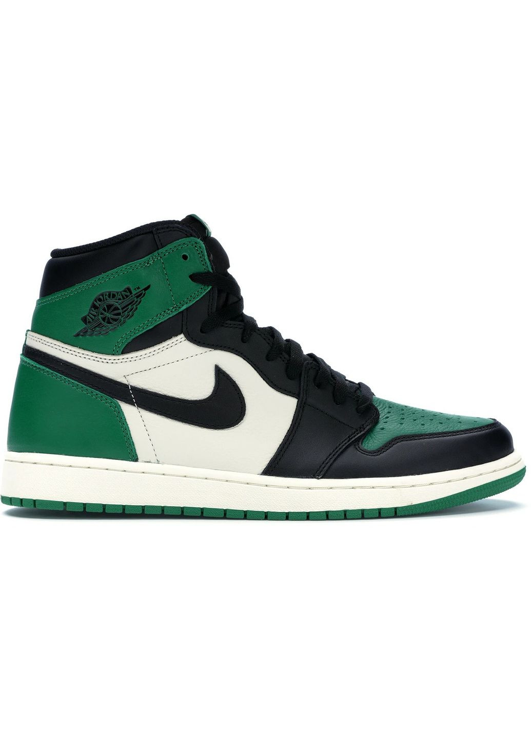Зелені всесезонні кросівки air jordan 1 retro high pine green 41 Nike