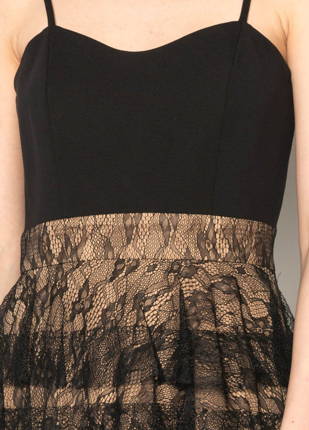 Чорна повсякденний сукня чорно-коричневий Silvian Heach однотонна