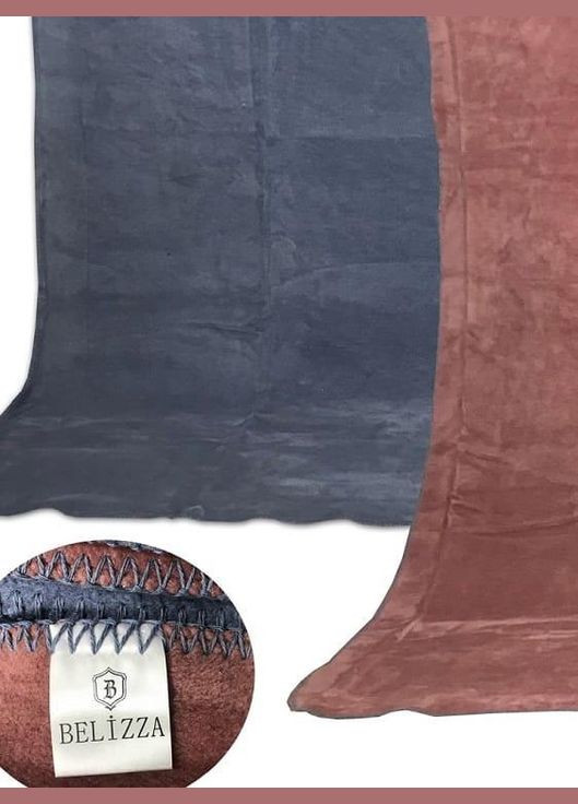 Бавовняний теплий плед "Mavi gul" 200х220см, Євро Belizza (372174434)