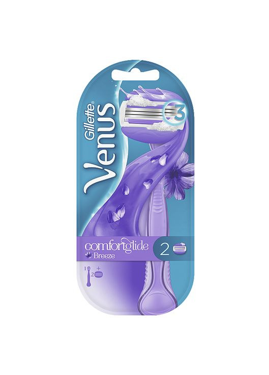 Бритва з 2 змінними касетами Venus Breeze 2шт (36731-133897) Gillette (368620594)