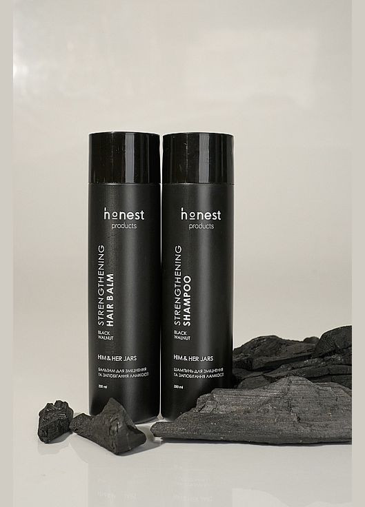 Бальзам для укрепления и предотвращения ломкости Him & Her Jars 250ml (1358285-14714489) Honest products (368624221)