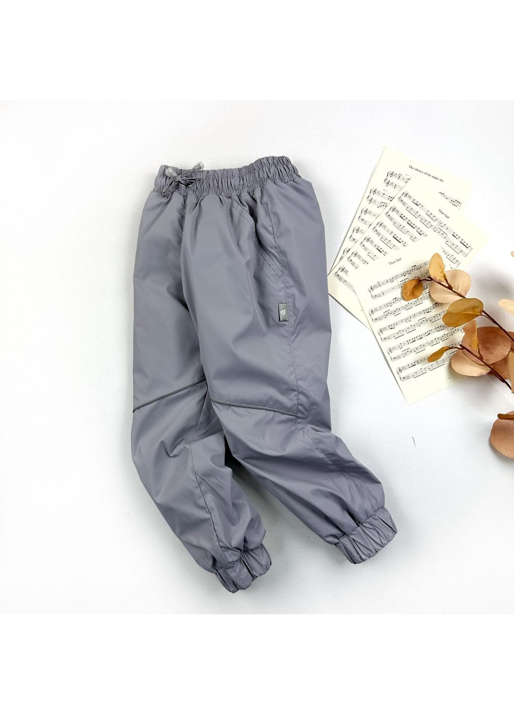 Дитячі штани на нейлоні для хлопчика та дівчинки з карманами (518055) Marakas (362464647)