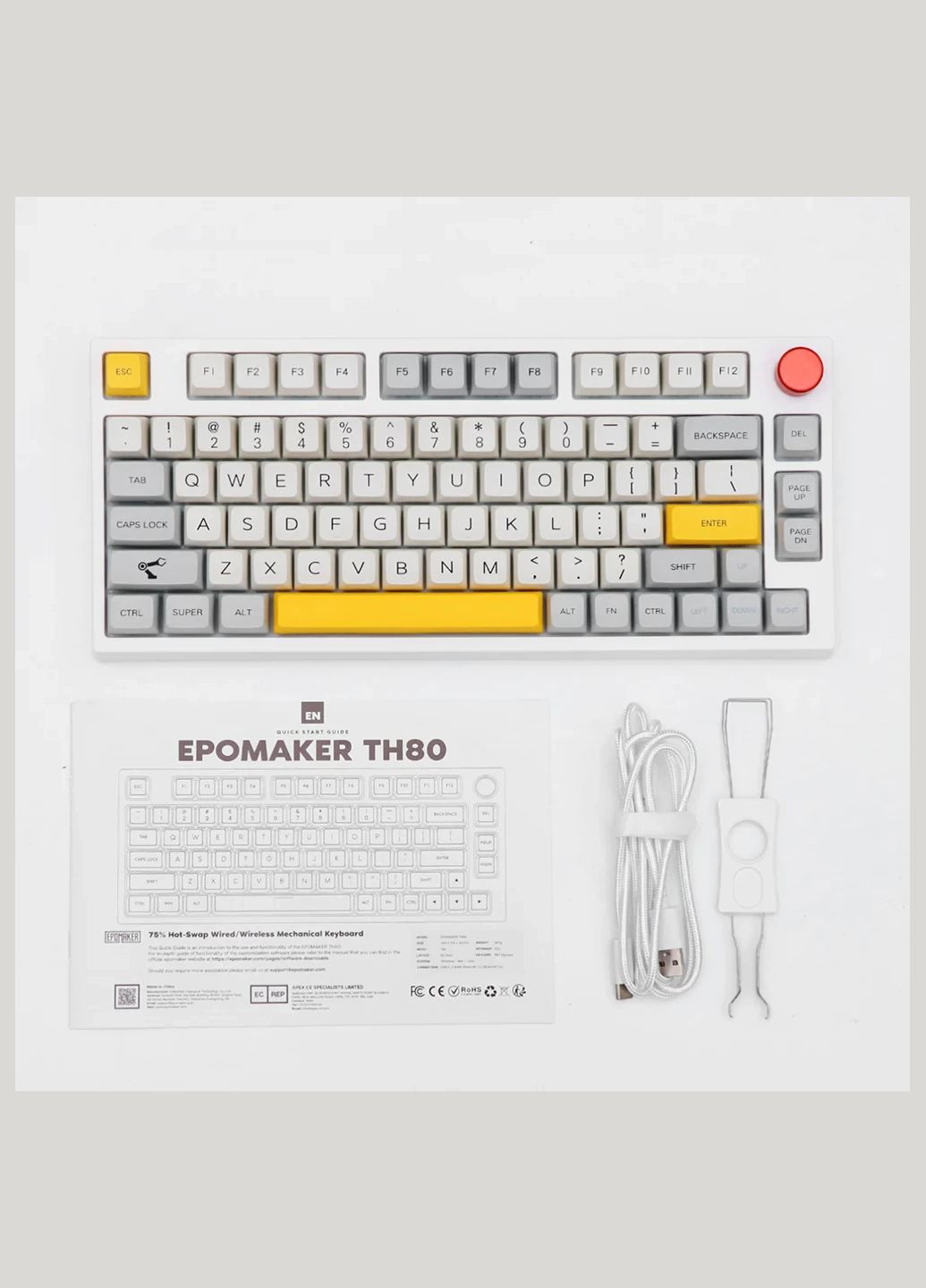 Беспроводная механическая клавиатура TH80 Pro EPOMAKER (315486986)