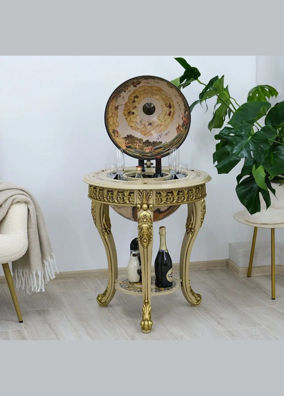 Глобус бар большой напольный шикарный подарок шефу | Диаметр 45 см Handmade 45001WW15 (346085176)
