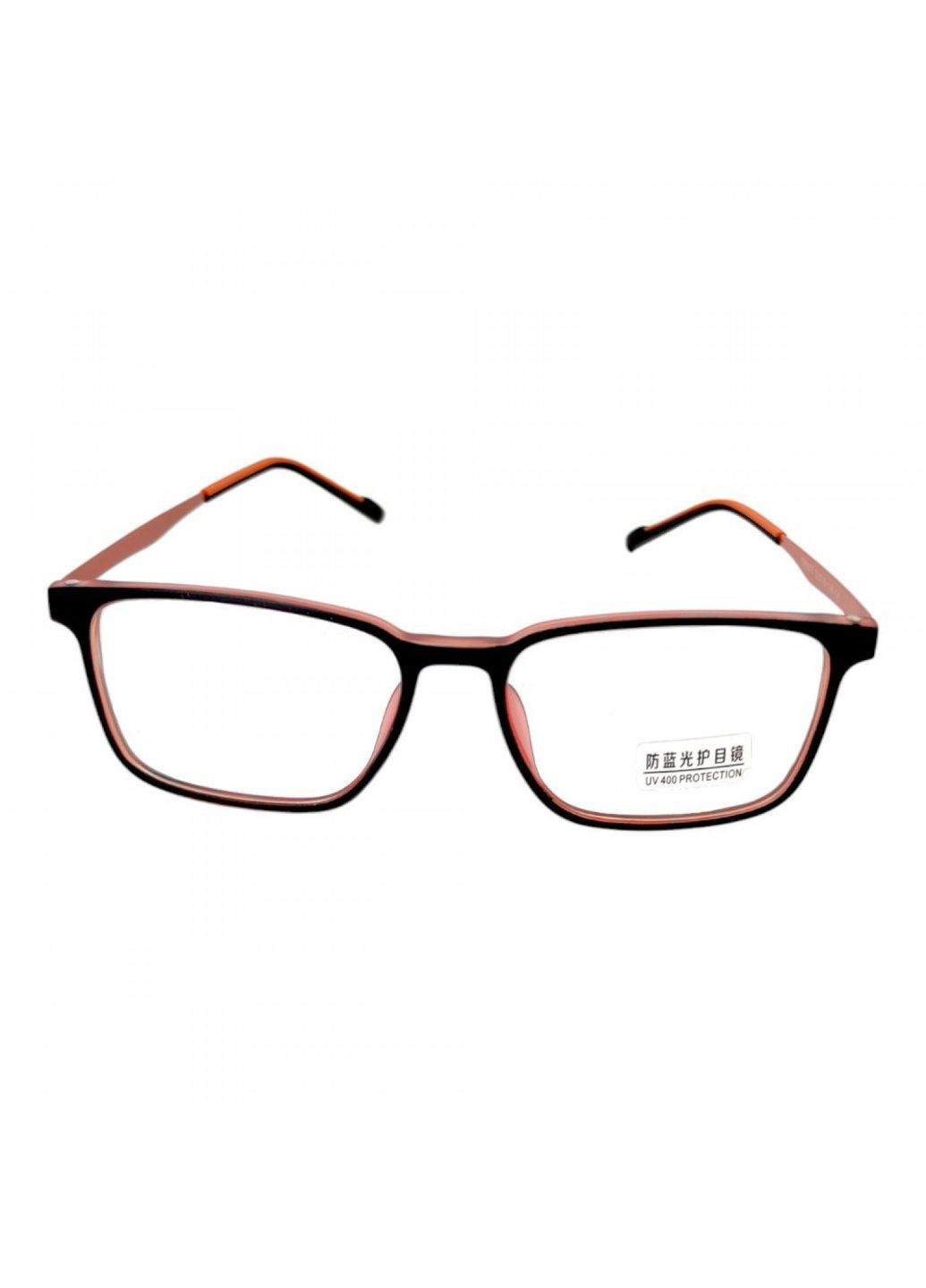 Компьютерные очки Blue Blocker оправа TR пластик 9017 NN Черный Матовый/Терракотовый Emotions 14745-23 (363131897)