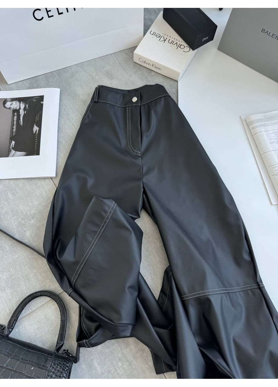 Жіночі шкіряні штани No Brand (349513832)