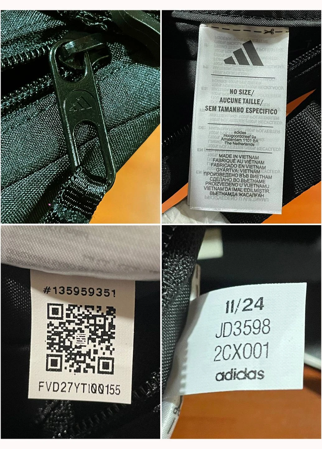Сумка женская adidas Black Linear Essentials Festival Shoulder Bag (329437194)