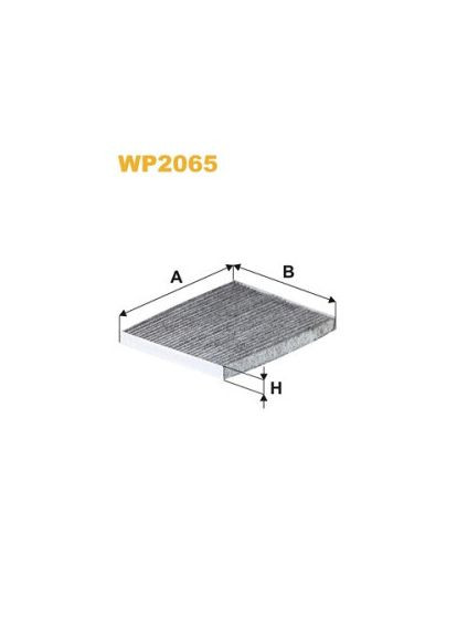 Фильтр салона HYUNDAI IX35, TUCSON 10- угольный (пр-во WIX-FILTERS) WP2065 WIX Filters (366180156)
