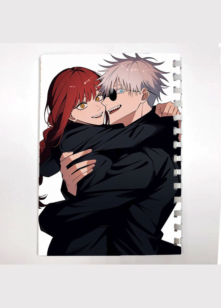 Блокнот Скетчбук аніме Сатору Годжо Макіма Кроссовер (sk0198) No Brand (327007050)