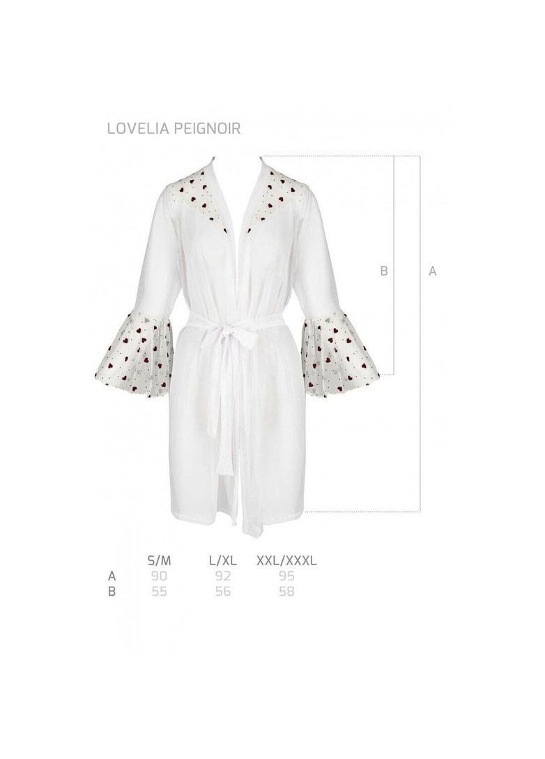 Воздушный пеньюар LOVELIA PEIGNOIR S/M, white Passion (303887894)
