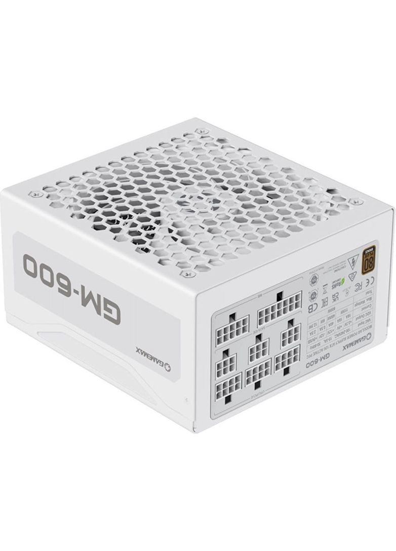 Блок питания GM-600 Modular 600W White (GM-600 MODULAR WH) GameMax (360413552)