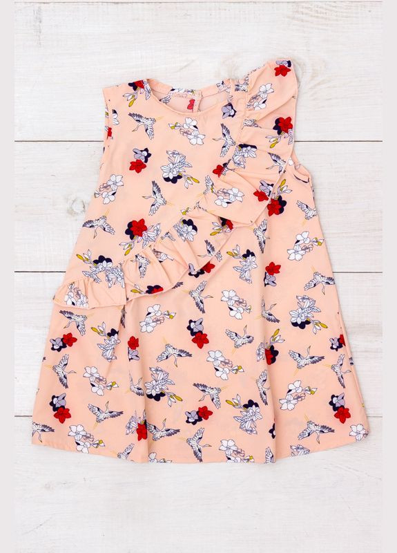 Оранжевое платье для девочки (p-3673) Носи своє (305741951)