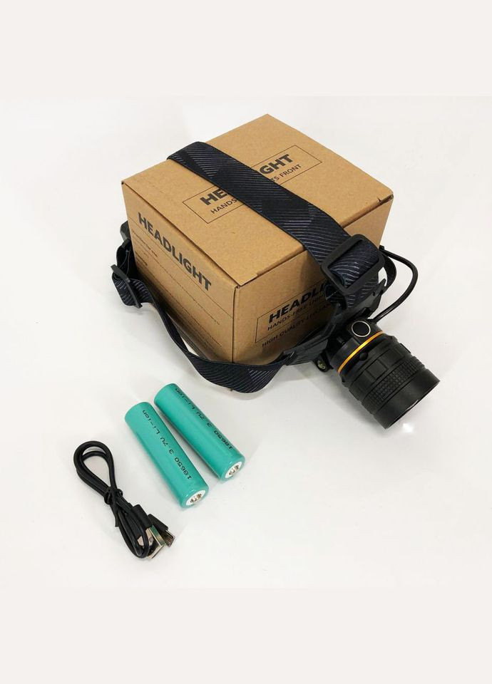 Яркий налобный фонарь BL-8076-2-GT100, Фонарь аккумуляторный для рыбалки, Фонарь на голову Bailong (364665629)