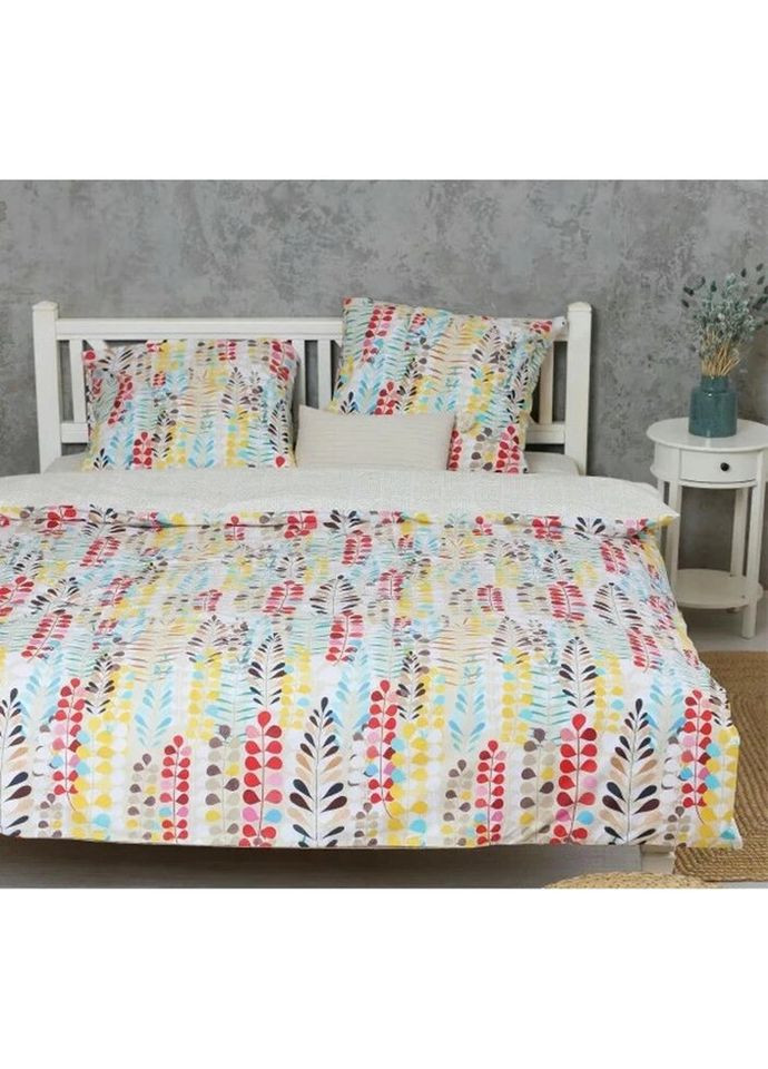 Постільна білизна євро Ранфорс 22197-E 220х200 см Viluta (336328562)