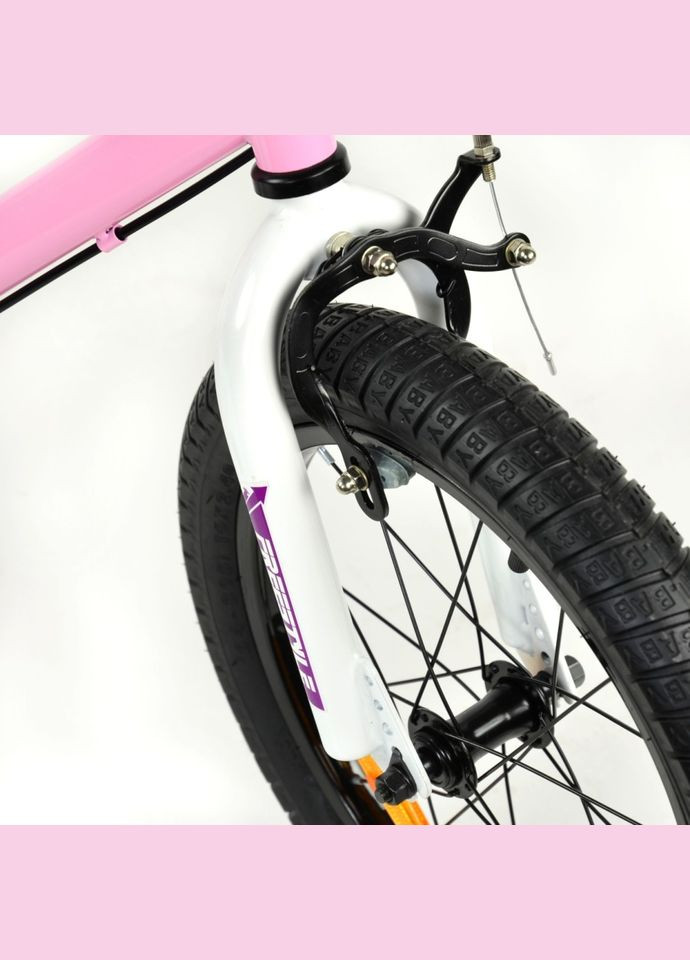 Велосипед FREESTYLE 18", OFFICIAL UA, рожевий (RB18B-6-PNK) RoyalBaby (319156105)