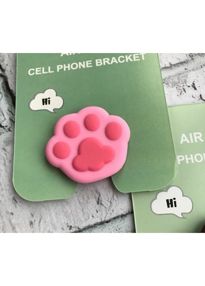 Попсокет Popsockets держатель, подставка для телефона Лапка розовая Trends (360897039)