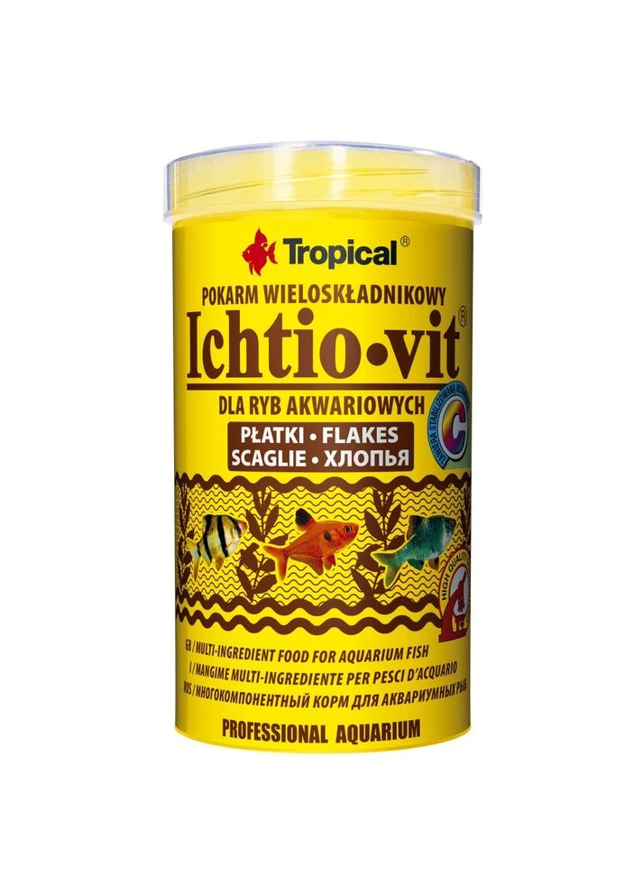 Сухий корм Ichtio-Vit для всіх акваріумних риб, 50 г (пластівці) Tropical (363196190)