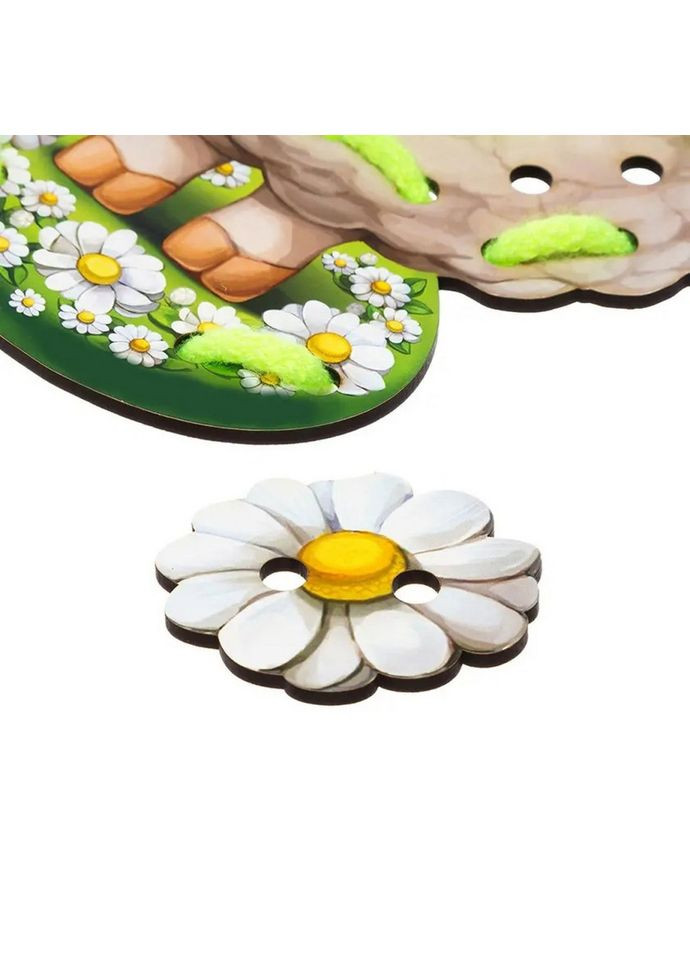 Дерев'яна шнурівка "Вівця" (ПСД131) PSD131 Ubumblebees (316272563)