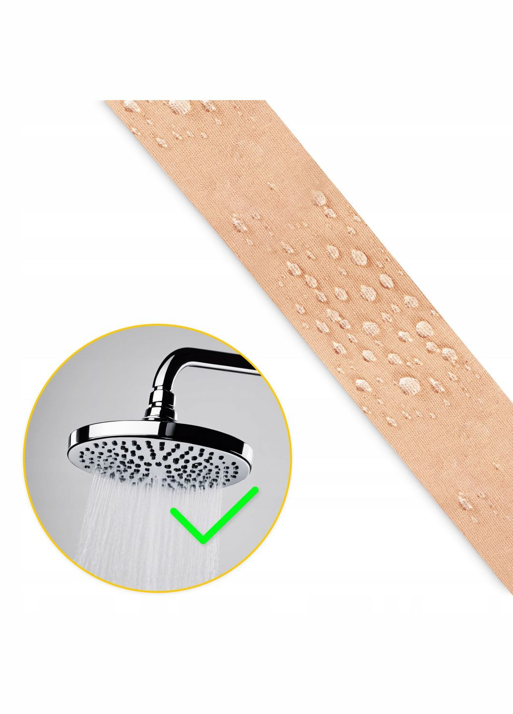 Лента-тейп для моделирования бюста 5 см x 5 м + 10 хлопковых накладок Beige () 4FIZJO P-5905973401494 (337363760)