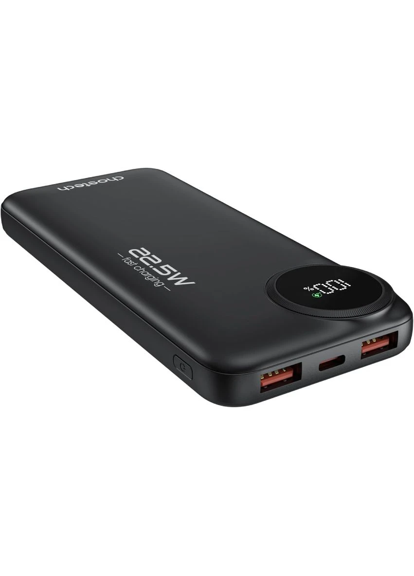 УМБ 10000mAh 22,5W PD 2xUSB-A, USB-C черная CHOETECH (389234126)