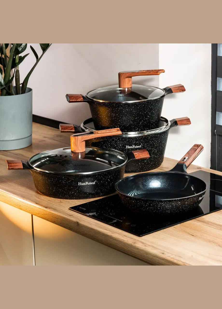 Набор посуды с антипригарным покрытием 4 предмета, Haus Roland (328603808)