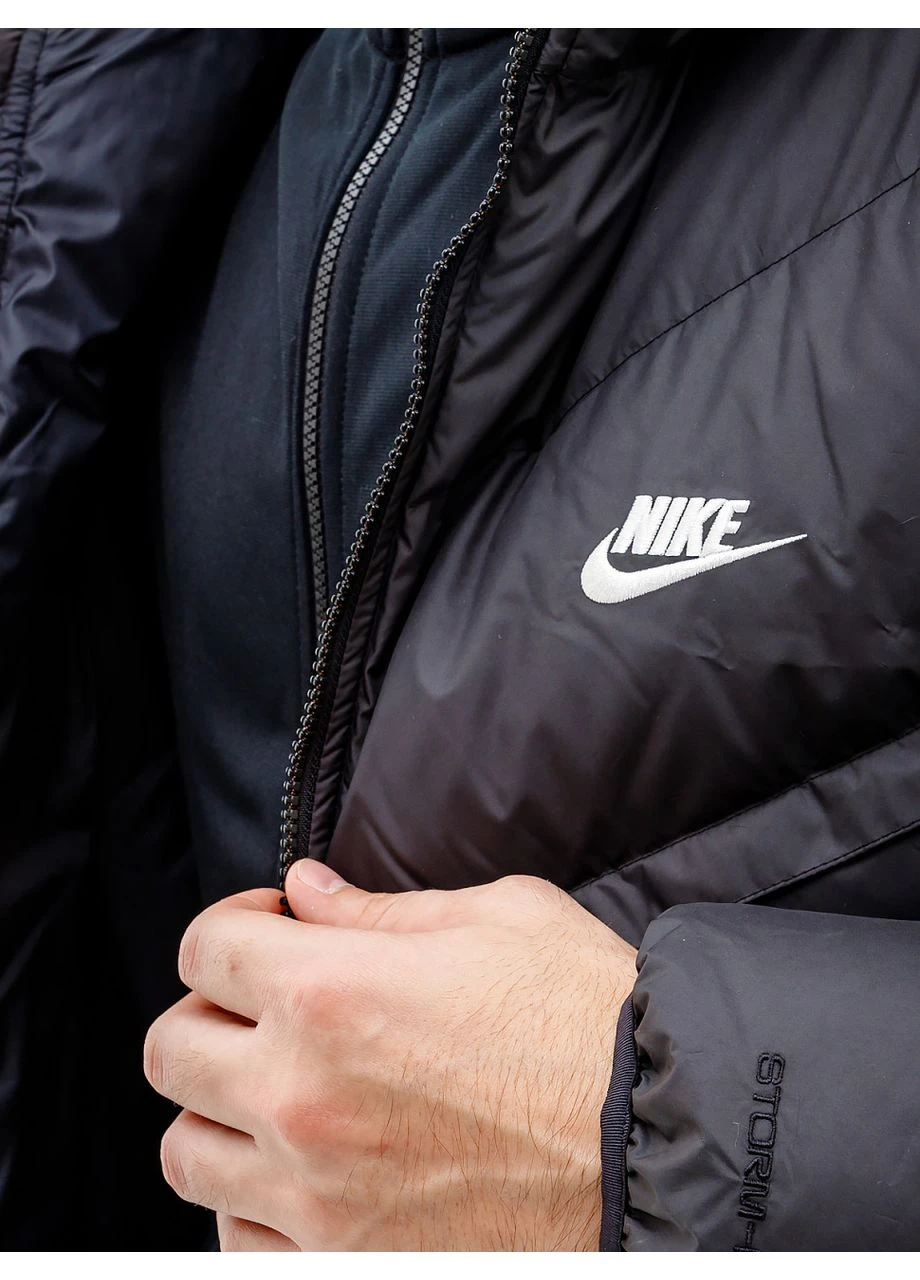 Черная демисезонная куртка m sf wr pl-fld hd jkt fb8185-010 Nike