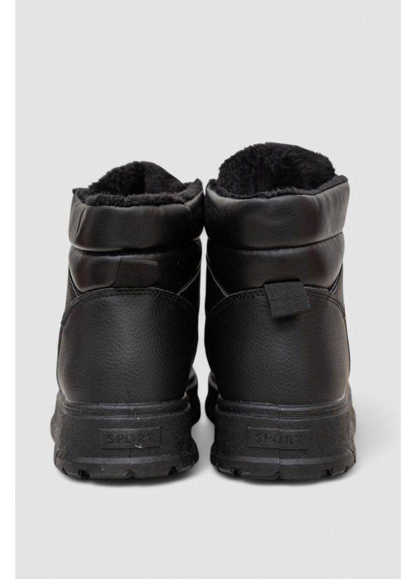 Кроссовки женские зимние на меху, 248RMB03 Ager чёрные всесезоны (358887040)