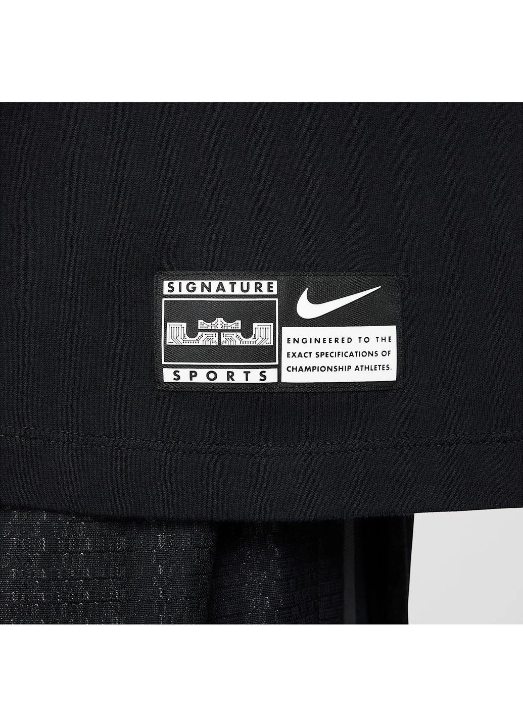 Лонгслів чоловічий Lbj M90 Ls Black Nike (365961595)