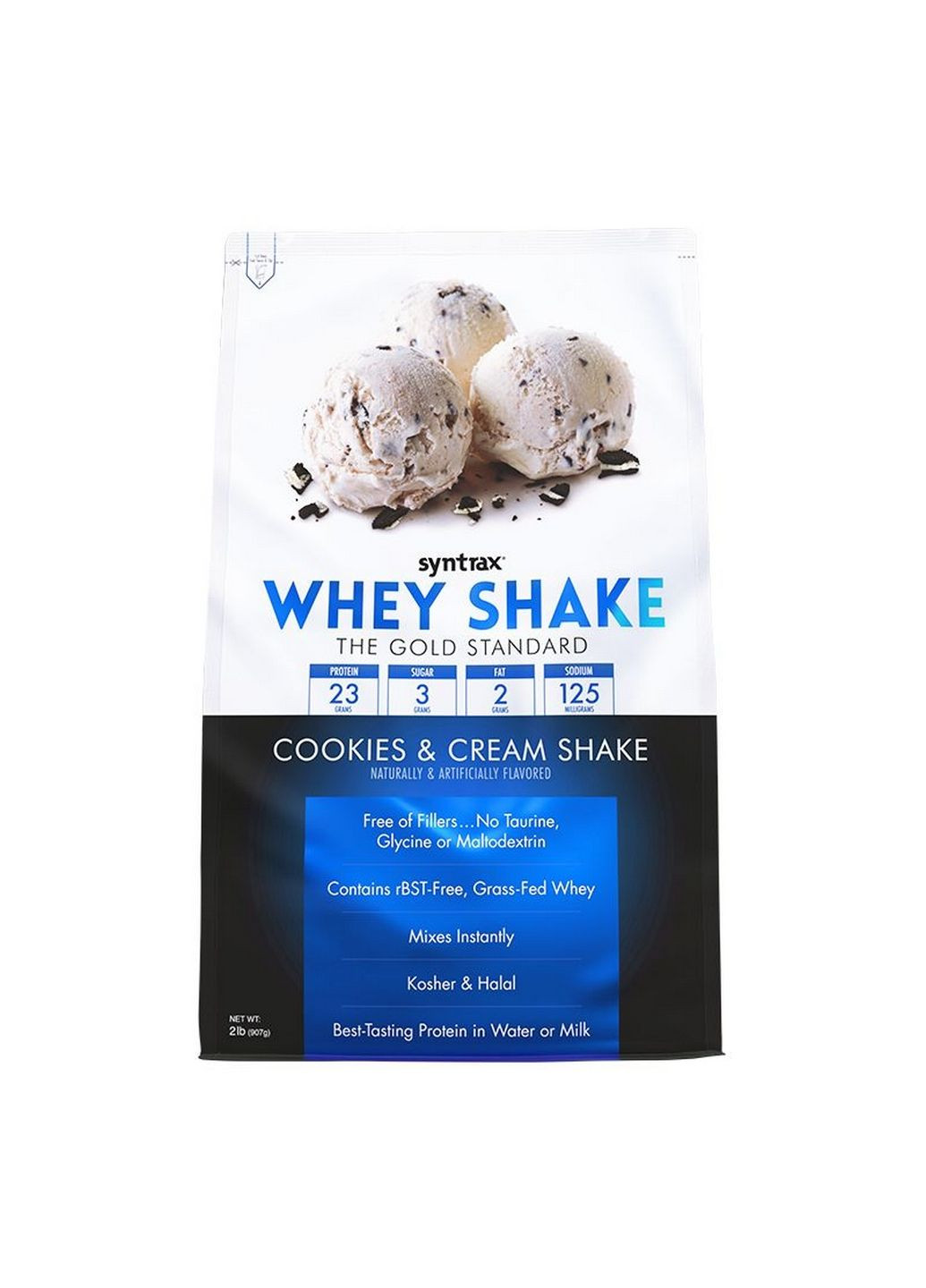 Протеин Whey Shake, 907 грамм Печенье крем Syntrax (293341674)