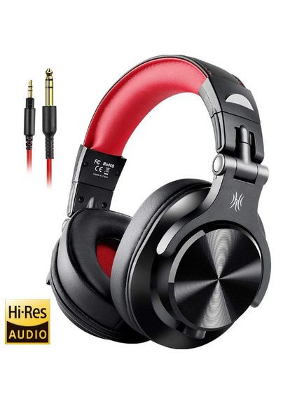 Наушники Fusion Wireless A71 студийные диджейские полноразмерные Red Oneodio (307166990)
