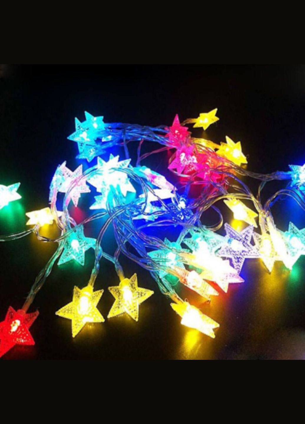 Гірлянда новорічна Sirius PL 2906MC-ST20A гірлянда-зірочка Valeso (353746768)