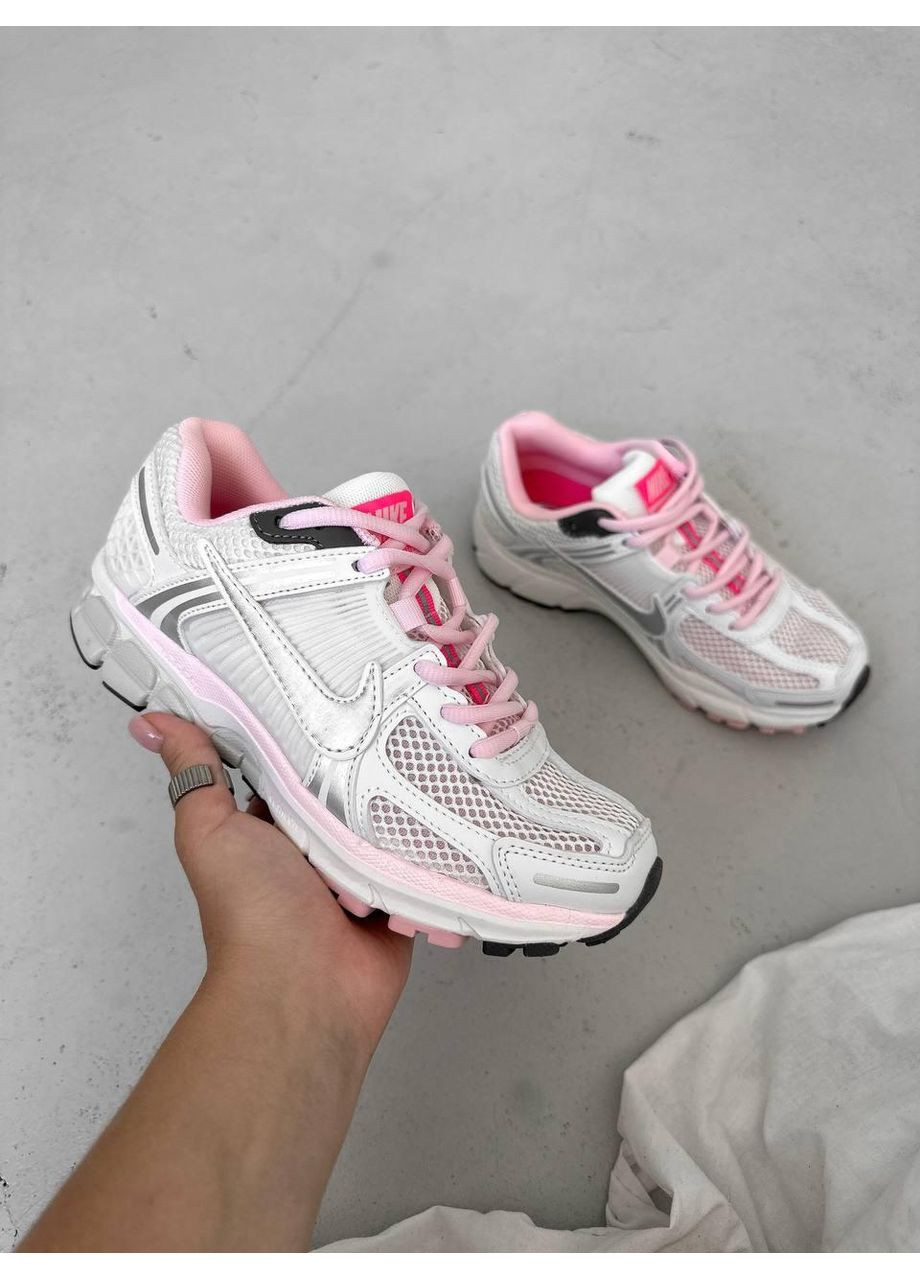 КРОССОВКИ ЖЕНСКИЕ NIKE ZOOM VOMERO 5 SILVER PINK НАЙК АИР ЗУМ ВОМЕРО 5 No Brand розовые демисезоны (368886029)