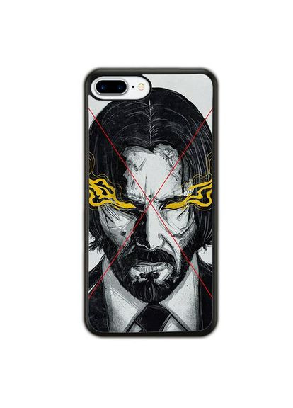 Чохол для Apple Iphone 8 Plus Чорний No Brand (302218324)