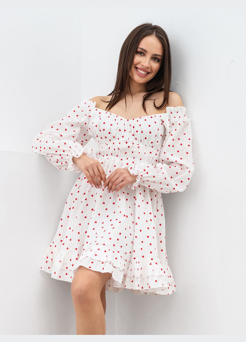 Белое платье Romashka однотонное