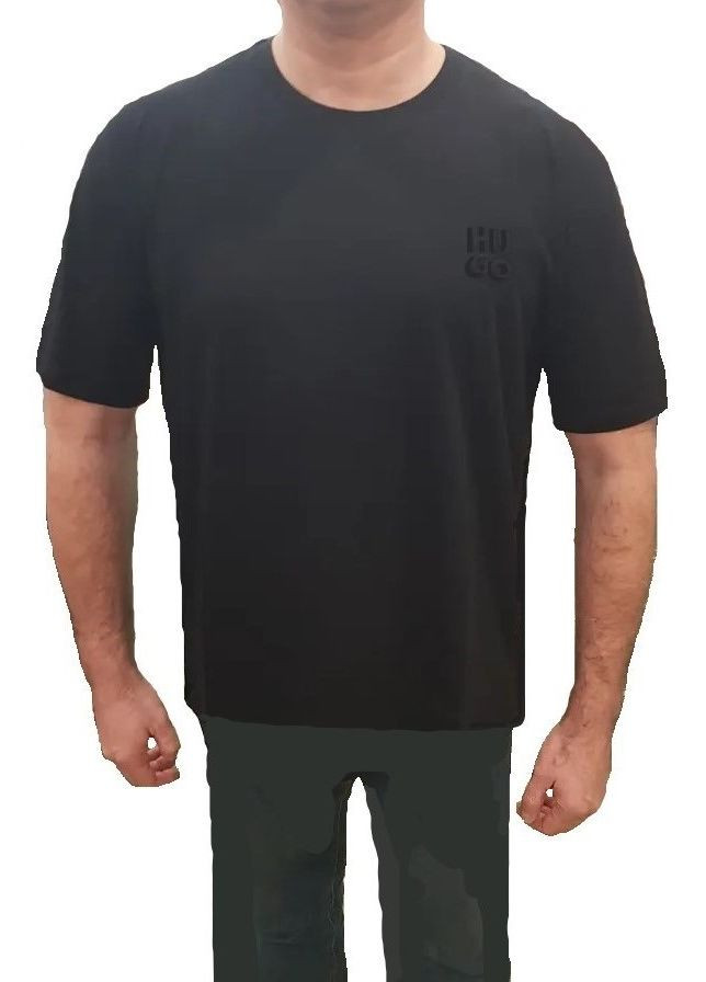 Черная футболка мужская hugo Hugo Boss Relaxed-Fit Logo